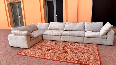 Great Condition Pan __ Home pianca feather filled Modular Living room Sofa