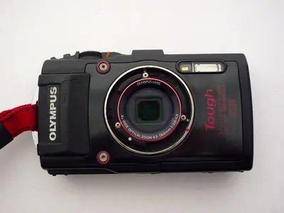 Olympus Tough TG-4 Waterproof Compact Camera with Case  Accessories