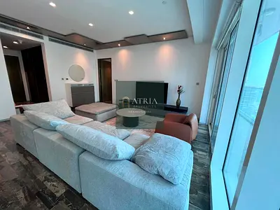 شقة مفروشة بغرفتي نوم | داماك هايتس | مارينا آند سيتي فيوز