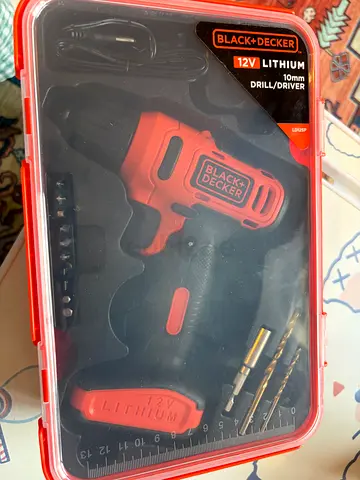Black+Decker 12V Cordless Drill/Driver Kit with Bits - Light Use