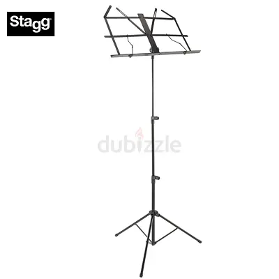 Stagg Adjustable Foldable Sheet Music Stand - Lightweight