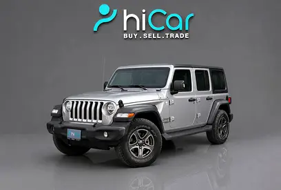 AED 1,982 P.M • 0% Downpayment • Jeep Wrangler Unlimited Sport • 1 Year Warranty