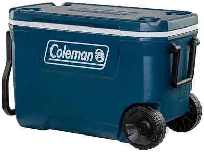 Coleman Wheeled Cooler Box Blue 62qt