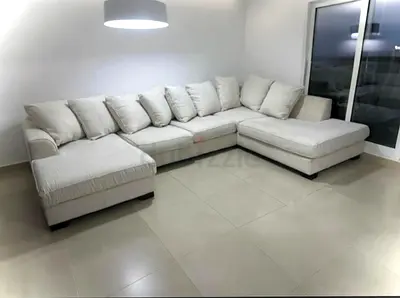 Comfortable the One Kingston Sectional Ushape Sofa Beige