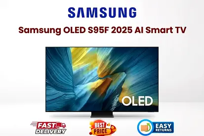 Samsung 83 Inch OLED TV in Abu Dhabi - S95F 2025 Model - Like New, Original Box - FREE DELIVERY