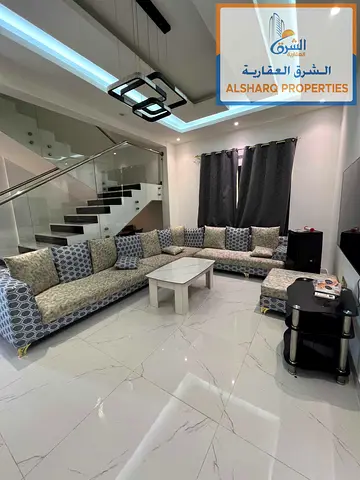 Corner villa for monthly and annual rent in Al Yasmin area - Ajman, with spacious areas and high-end finishes.