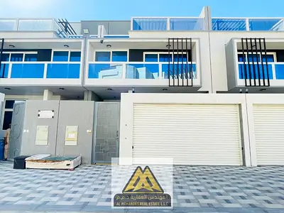 Ultra-Spacious Luxury Family Villa: Modern 4-Bedroom Villa with Roof & Central AC in Al Zahya, Ajman