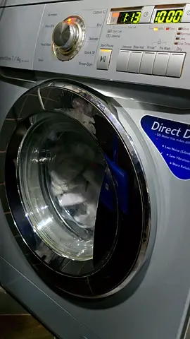 LG Front Load Washing Machine - 7kg, Silver, Good Working Condition