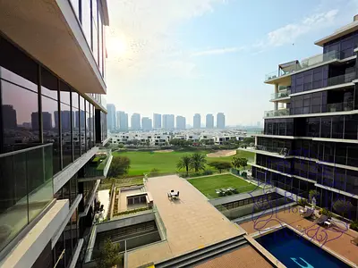 Golf course view|Fully Furnished 2BHK+Maids|vacant in Mid of August