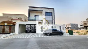 Brand New 5BR Villa for Rent in Al Zahya, Ajman | Living Room, Majlis, 7 Baths, Central AC, Built-in