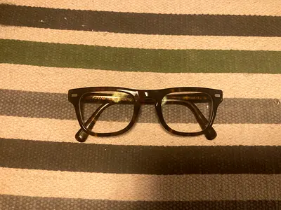 Moscot Kavell Unisex Eyeglasses Tortoise Shell + BlueLight Lenses (High-end Luxury Rare Find)