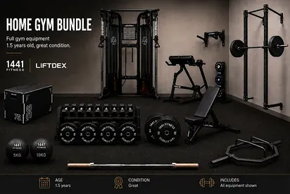 Complete 1441 Fitness & Liftdex Home Gym Bundle