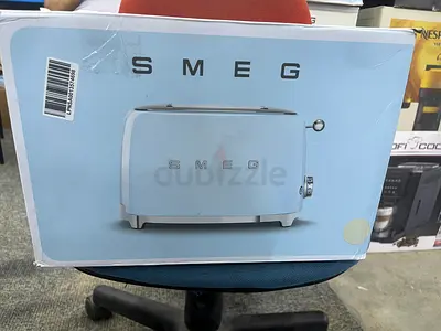 SMEG 2-Slice Retro Toaster (Light Blue) - Boxed