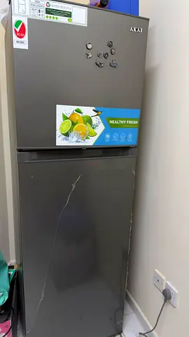 Akai 2-door Refrigerator - Good Working Condition