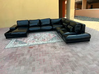 Top end Quality Marina home U shape sofa pure leather