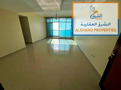 شقة غرفتين وصالة للإيجار السنوي | إطلالة بحرية كاملة | أبراج الريزيدنس – كورنيش عجمان