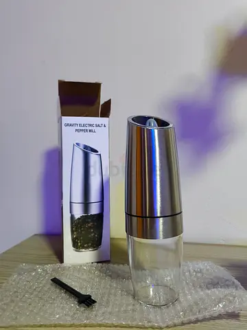 Stainless Steel Electric Salt & Pepper Grinder (Gravity)
