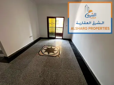 غرفة وصالة _بلكونة _ مساحة كبيرة _ تكييف مركزي _ أمام مدرسة الحكمة _سهل المخرج للشارقة ودبي