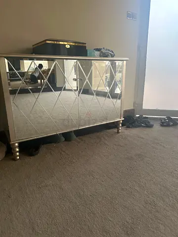 Cabinets + table