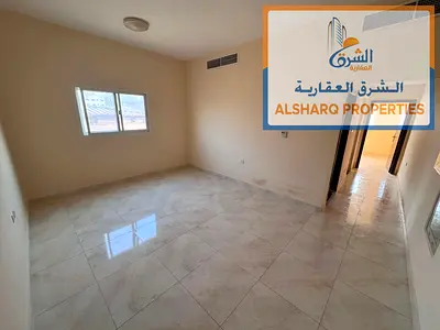 Spacious one-bedroom apartment for annual rent in Liwara, Ajman, with a large balcony and central a