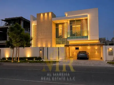 **Luxury Villa for Sale in Al Zorah - Ajman | Exceptional Land Area (Two Floors + Roof) and Private Pool** A unique opportunity for those who appreci