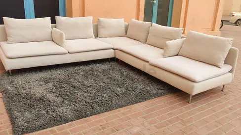 As Like new Ikea Sodhremn Corner Sofa Beige