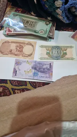 ثلاث عملات ريال سلطنة عمان 1995 +50 قرش مصري 1957+25 قرش مصري عام ١٩٧٧ حالات ممتازة