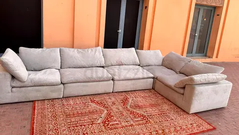 Feather 🪶 filled Modular Living room pan __ home Modular Sofa Sets