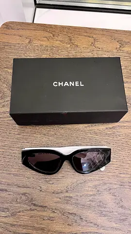 Chanel Cat-Eye Sunglasses with Original Box