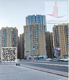 For sale in Ajman:3BHK Apartment with 3 bathrooms, maid's room, and 2 balconies in Al Khor Towers, A