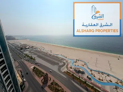 One of the most beautiful and wonderful two-bedroom apartments with a living room, hotel-style furnishings, a gym, a swimming pool, private parking, a