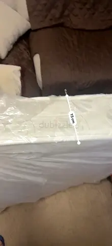 Single mattress in plastic cover — like new - مراتب سرير فردي
