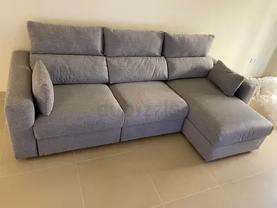 Ikea Eskilstuna L shape sofa bed with storage