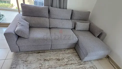 Ikea Eskilstuna L shape sofa bed with storage