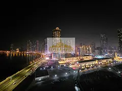 Seafront Luxury 2BR | Chiller-Free | Prime Al Khan Corniche