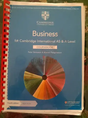 Business AS and A Level Coursebook- 4th Edition- 9609
