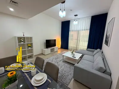🏢افخم وارقى شقة غرفة وصالة مفروشة بالكامل للإيجار الشهري في أبراج الشروق – النعيمية 1 شارع الشيخ خليفة وسهل المخرج لدبي والشارقة| شامل الفواتيروالانت