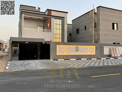 Al Rawda 2 – Ajman | On Sheikh Ammar Street, two floors and a roof, price includes central air cond