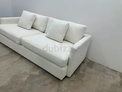 As perfect condition crate&barrel three seater sofa