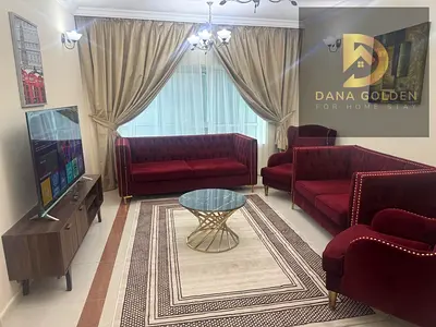 Two bedrooms and three bathrooms with gym and swimming pool for monthly rent in Al Khan