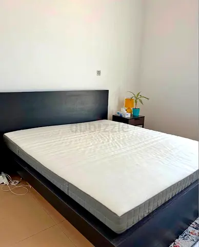 IKEA malam bed with mattress King size bed