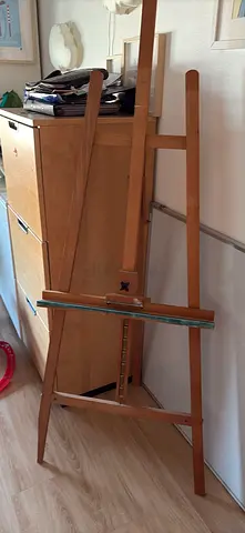 Wooden Studio Easel - Adjustable, Solid Beech