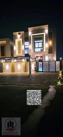 فيلا للبيع شامل رسوم التسجيل بعجمان الحليو 6 غرف ماستر ومجلس وصالة و غرفة خادمة  تملك حر لجميع الجنسيات وإمكانية التمويل البنكي