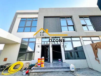 Luxurious brand new 5 bedroom villa with elevator separate majlis maid room