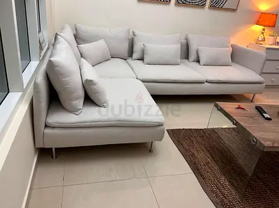 Ikea Sodhremn Corner Sofa Beige