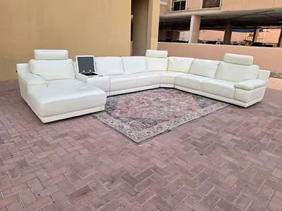 Original leather Marina Home u Shape Sofa