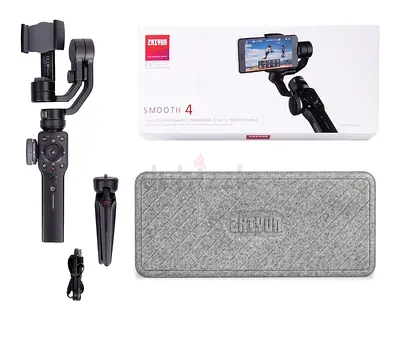 Zhiyun Smooth 4 Handheld Smartphone Gimbal with Case & Mini Tripod