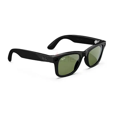 Ray-Ban meta Wayfarer Sunglasses - Black Frame, Green Lenses Gen2 size 50