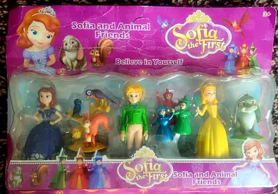 Sofia the First - Sofia and Animal Friends 8pc Figurine Set