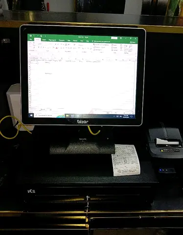 Never Used POS Point-of-Sale Terminal with Receipt Printer and Cash Drawer.